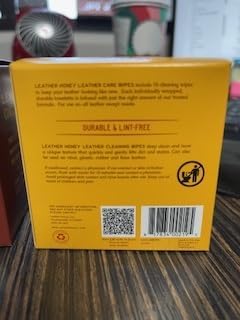 Leather Honey Cleaner Wipes: Clean Leather On-The-Go. 10 Cleaning Wipes - Image 7