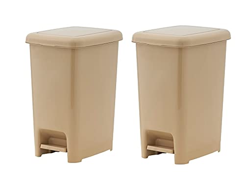 Superio Slim Step On Trash Can, Under Desk by Superio
