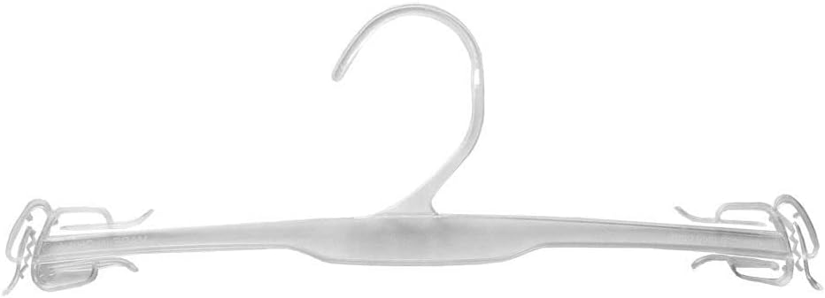 NAHANCO Intimate Apparel Molded Hanger with Delicate Shoulder Clips - 10&quot...