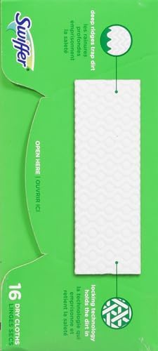 Swiffer Disposable Cloth Dry Sweeping Refills, 16 Count