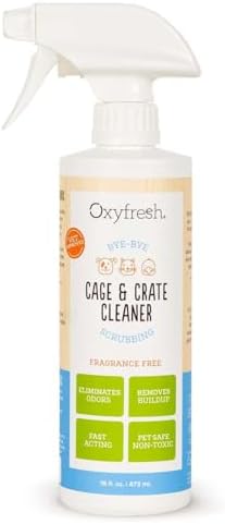 Oxyfresh Premium Crate & Cage Cleaner – Professional Dog Crate & Small Animal & by Oxyfresh