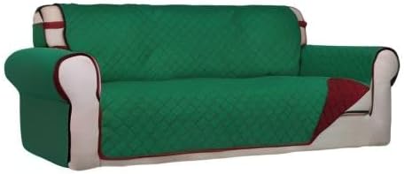 PureFit Reversible Quilted Sofa Cover, Water Resistant Slipcover Furniture - Image 8