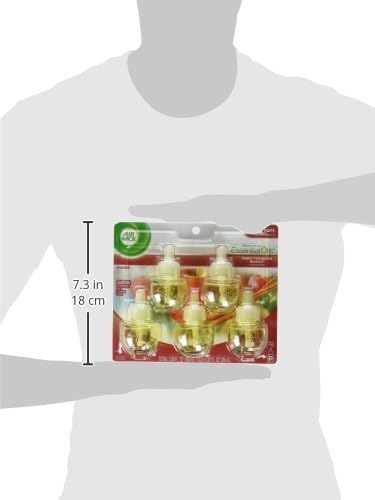 Air Wick Plug in Scented Oil Refill, Apple Cinnamon Medley, Air Freshener - Image 9