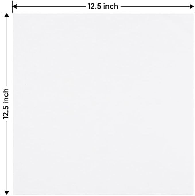 HOMEXCEL White Microfiber Cleaning Cloth 50 Pack, 12.5 x 12.5 inch Microfiber - Image 7