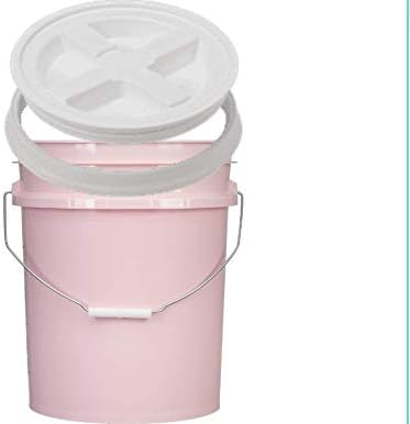 House Naturals 5 Gallon Pink Food Grade Bucket Pail - Image 2