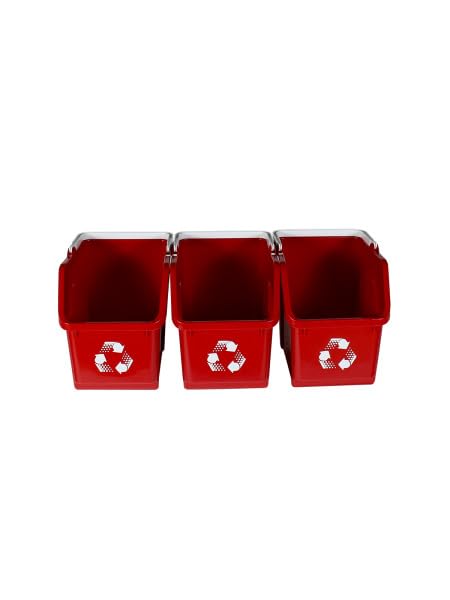6 Gallon Stackable Recycling Bins - Image 4