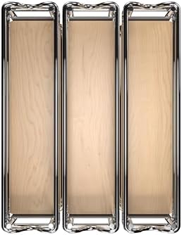 Rev-A-Shelf Narrow 9" W Pullout Triple Organizer for Cabinets