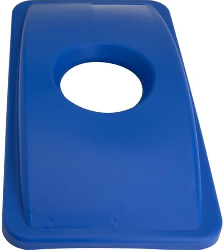 Genuine Joe Round-Cutout Lid for 23 gal Recycling Bin