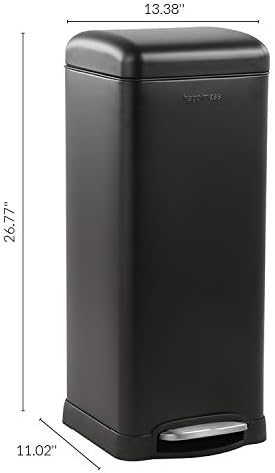happimess HPM1007B Betty Retro 8-Gallon Step-Open Trash Can - Image 6