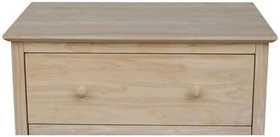 International Concepts Dresser with 3 Drawers, Unfinished