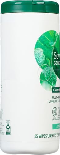 Seventh Generation Multi-Surface Cleaning Wipes, Garden Mint Scent, Cuts Grease - Image 10