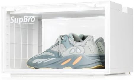 SupBro Led Collection Crate - Voice Control - Easy Access Storage Shoes box, ...