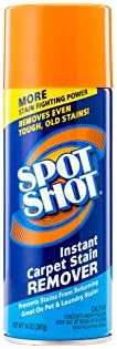 Spot Shot Instant Carpet Stain Remover, Aerosol, 14 OZ [12-Pack] (009868) | More Stain Fighting Power, Removes Even Tough Old Stains, Prevents Stains from Returning, Great on Pet & Laundry Stains