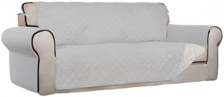 PureFit Reversible Quilted Sofa Cover, Water Resistant Slipcover Furniture - Image 8