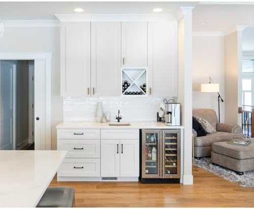 36" W x 42" H White Shaker Double-Door Kitchen Wall Cabinet, RTA