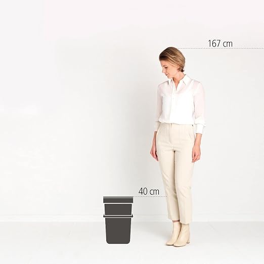 Brabantia Sort & Go Kitchen Recycling Can Stackable Waste Organiser - Image 4