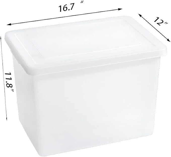 27 Quart Stackable Plastic Storage Bins - Image 6