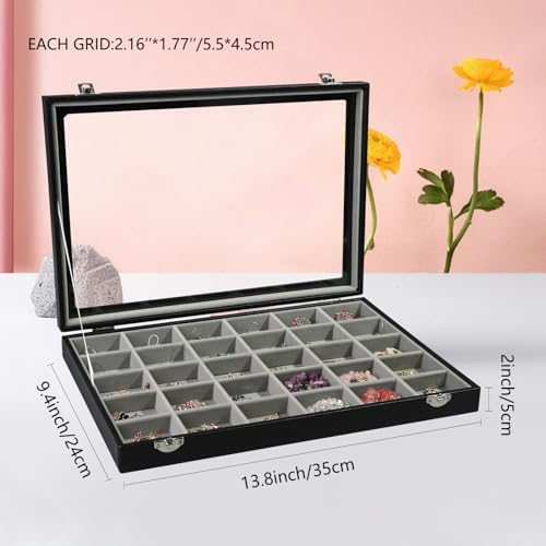 Stratalife Jewelry Organizer Earring Holder Jewelry Tray Earring Storage Orga...