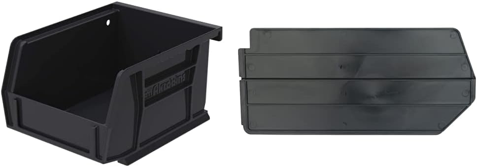 Akro-Mils 30210 AkroBins Plastic Hanging Stackable Storage Organizer Bin, 5-I...