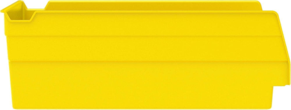 Akro-Mils 30150 Heavy Duty Plastic Shelf Bins, 12"x 8"x 4", Ye...