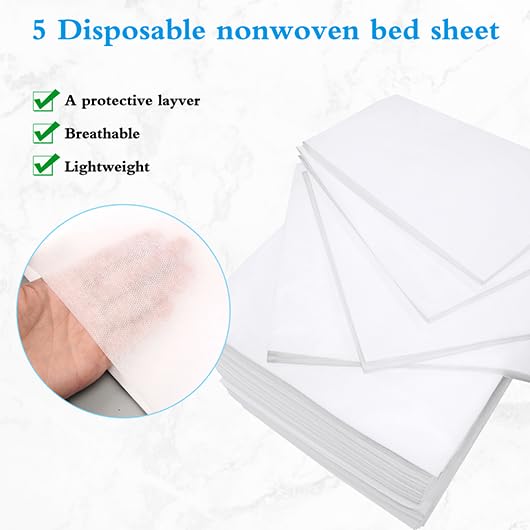 200Pcs Disposable Massage Table Sheets 31.5" x 71" Non-Woven Fabric Bed Covers - Image 6