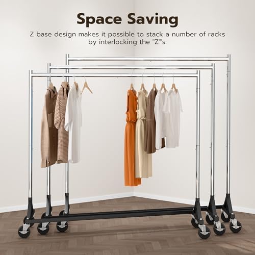 HOKEEPER Z Rack for Clothes Heavy Duty Clothing Rack Hold 500 LBS
