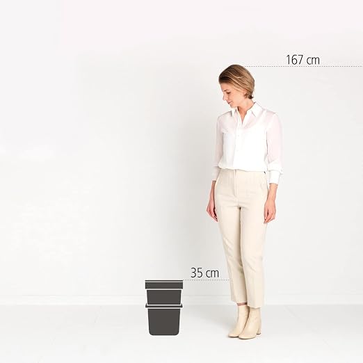 Brabantia Sort & Go Kitchen Recycling Can Stackable Waste Organiser - Image 3