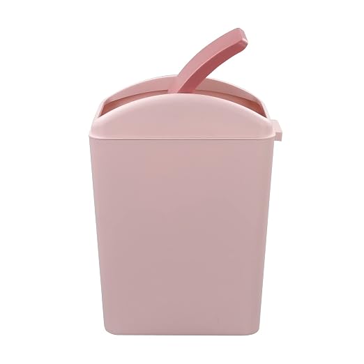 4.5 Gallon Pink Plastic Waste Can, Kitchen Garbage Can - Image 7