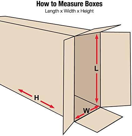 BOX USA Side Loading Boxes, 20x8x60, 5-Pack
