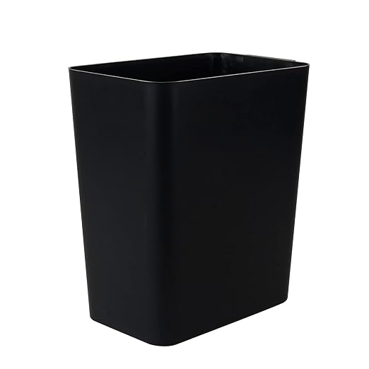 3-Pack Black 4.5 Gallon Trash Can Wastebasket, Garbage Container Bin - Image 7