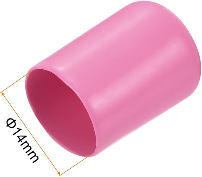 uxcell 20pcs Rubber End Caps 14mm ID Vinyl PVC Round Tube Bolt Cap Cover Screw - Image 3