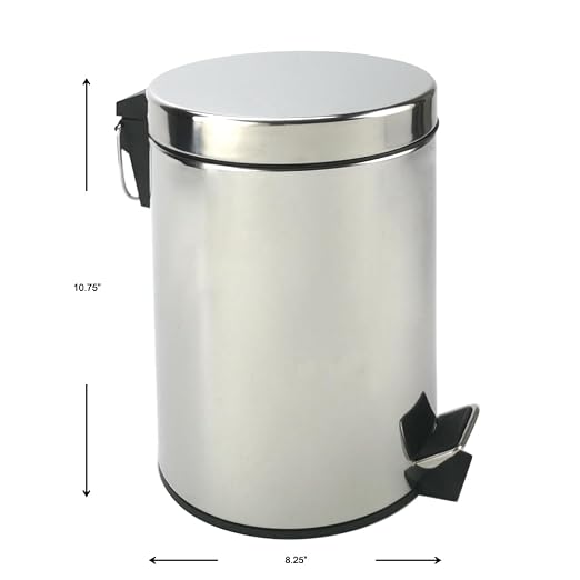 Stainless Steel Small Trash Can - Image 5