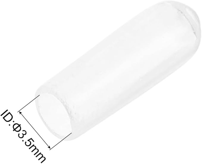 uxcell 20pcs Rubber End Caps Protective Caps 3.5mm ID Vinyl PVC Round Tube Bolt - Image 3