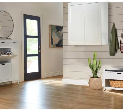 36" W x 42" H White Shaker Double-Door Kitchen Wall Cabinet, RTA