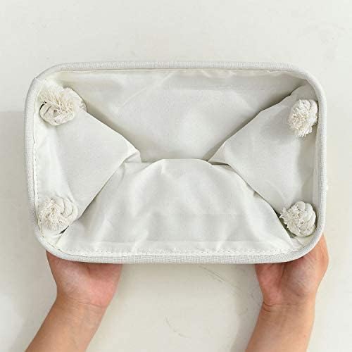 Small Storage Baskets for shelves, Fabric Storage Baskets for closet, - Image 8