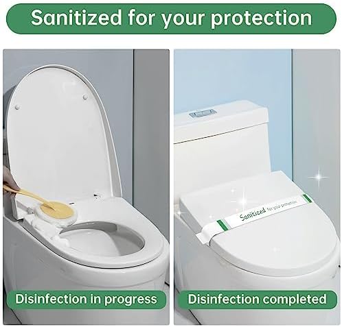 Germiwipe Printed Toilet Seat Bands, Toilet Strips, Hotel Essentials Paper - Image 4