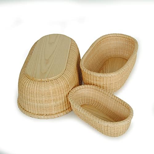 Nantucket Nested Party Baskets Tea Fruit Basket Handicraft Storage Basket Des...