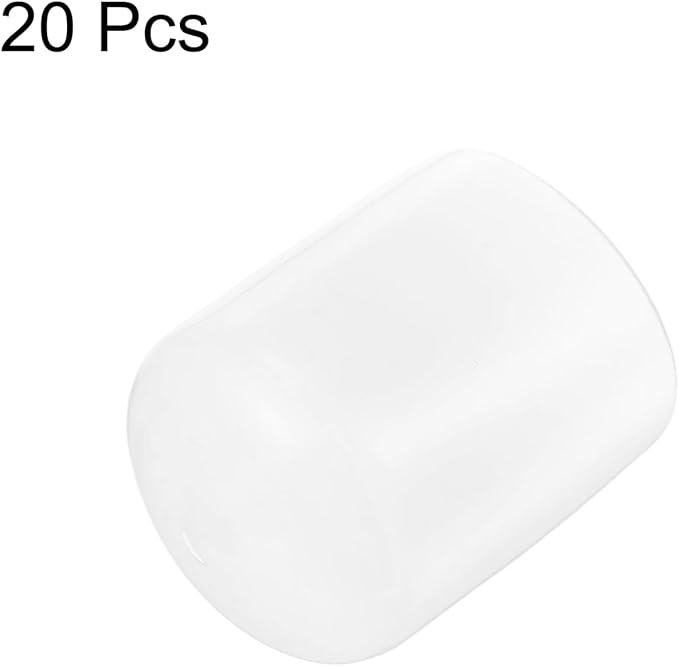 uxcell 20pcs Rubber End Caps Protective Caps 27mm ID Vinyl PVC Round Tube Bolt - Image 2
