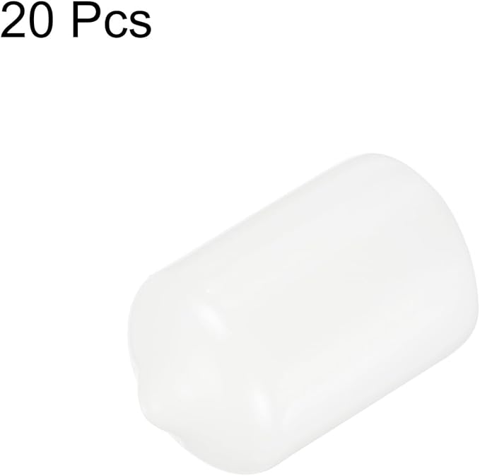uxcell 20pcs Rubber End Caps 14.5mm ID Vinyl Round Tube Bolt Cap Cover Thread - Image 2