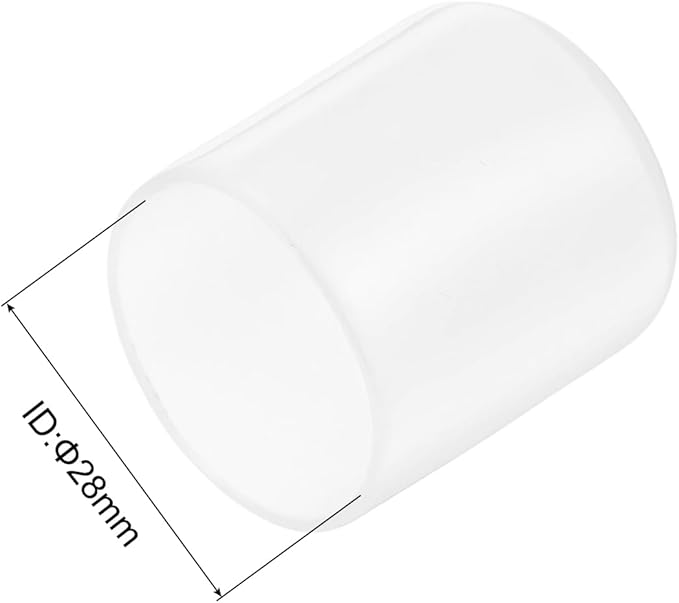 uxcell 20pcs Rubber End Caps Protective Caps 28mm ID Vinyl PVC Round Tube Bolt - Image 3