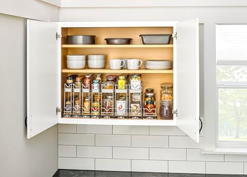 Rev-A-Shelf Narrow 9" W Pullout Triple Organizer for Cabinets