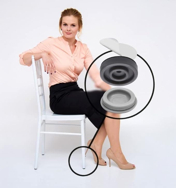 GorillaGlides CB193 3/4 Inch Chair Glides/Furniture Feet Floor Protectors - Image 8