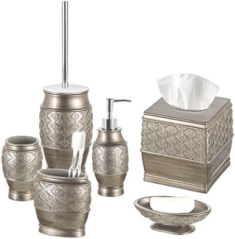 Creative Scents Dublin Silver Toilet Brush Set - Image 8