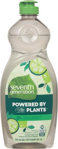 Seventh Generation Dish Soap Fresh Lime & Ginger Scent 1 count Dishwashing Soap - Image 2