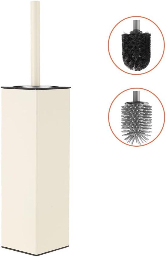 BGL Standing Toilet Brush and Holder Matte White Aluminium Toilet Bowl Cleaner - Image 7