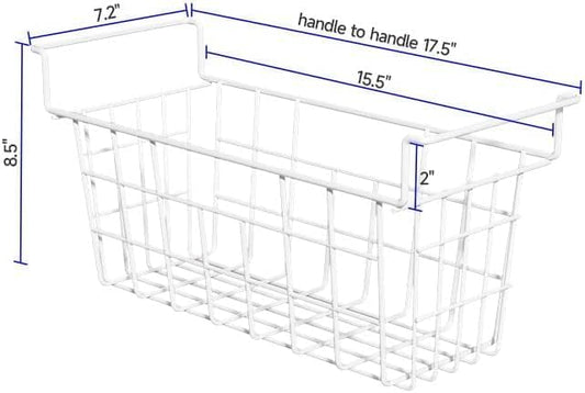 SANNO Chest Freezer Baskets, Deep Freezer Organizer Bins Sturdy Metal Wire - Image 2