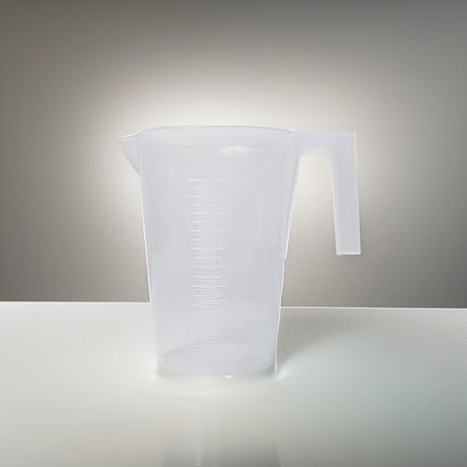SP Bel-Art Tall Form 1000ml Polypropylene Graduated Pitcher, Chemical-Resistant - Image 3