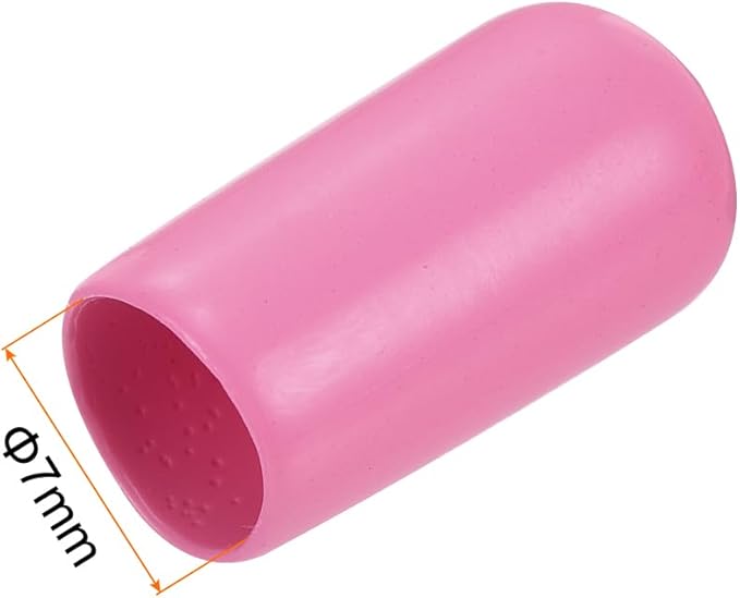 uxcell 20pcs Rubber End Caps 7mm ID Vinyl PVC Round Tube Bolt Cap Cover Screw - Image 3