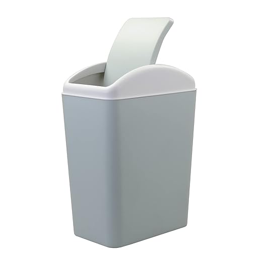 1 Pack Plastic Waste Can, Garbage Can by Parlynies