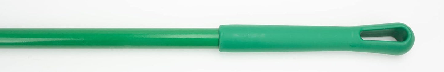 SPARTA 41083EC09 Plastic Color Coded Broom, Unflagged Bristles, Long Broom With Angled Head For Small Debris Cleaning, 56 Inches, Green